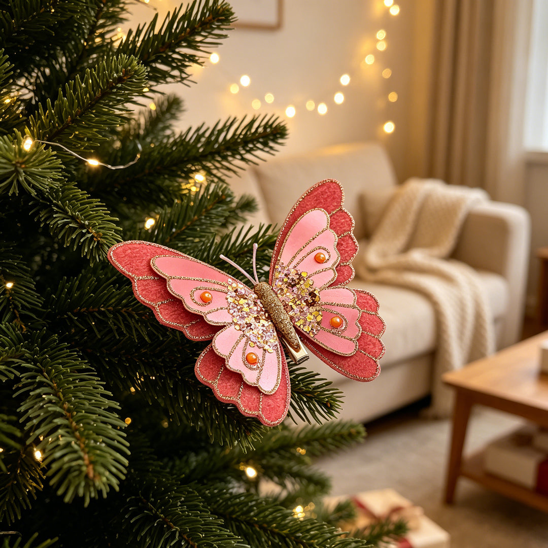 Decorative butterfly pendant for Christmas tree