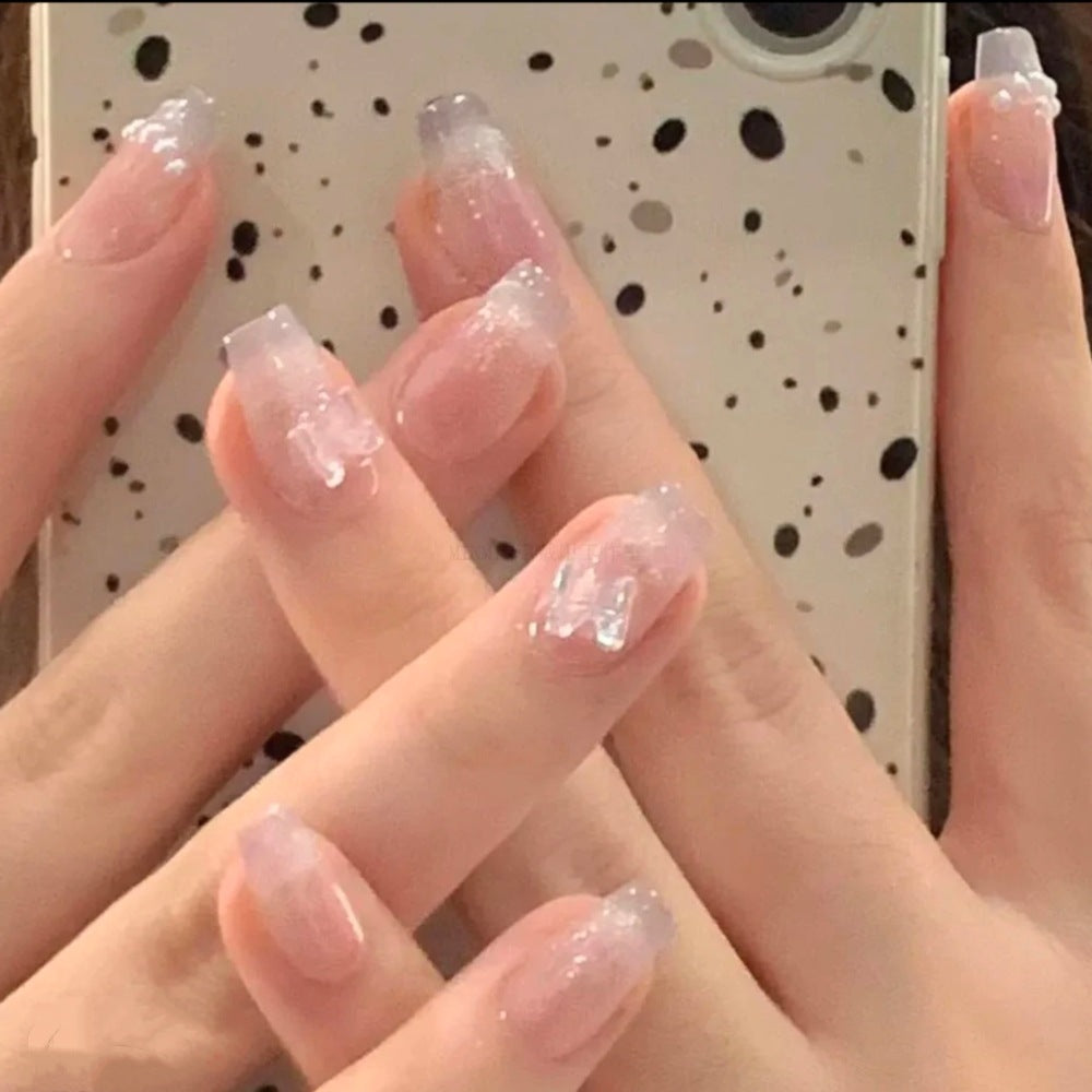 Glossy Gradient Press-On Nail Extensions Kalsten