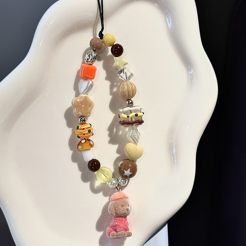 Whimsical Beaded Charm Lanyard Kalsten