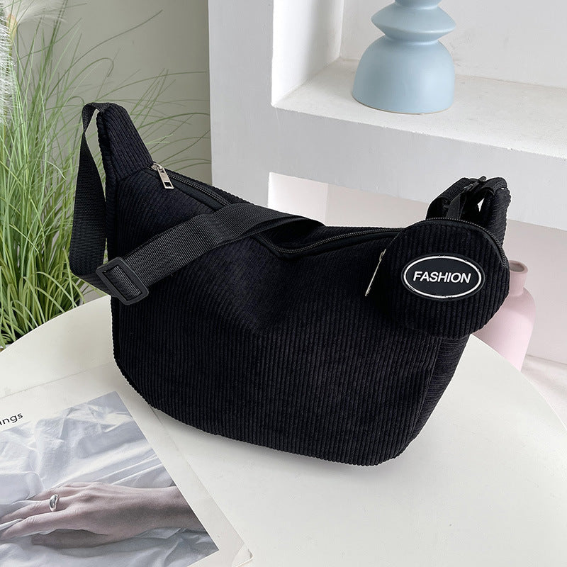 Casual Corduroy Crossbody Bag Kalsten