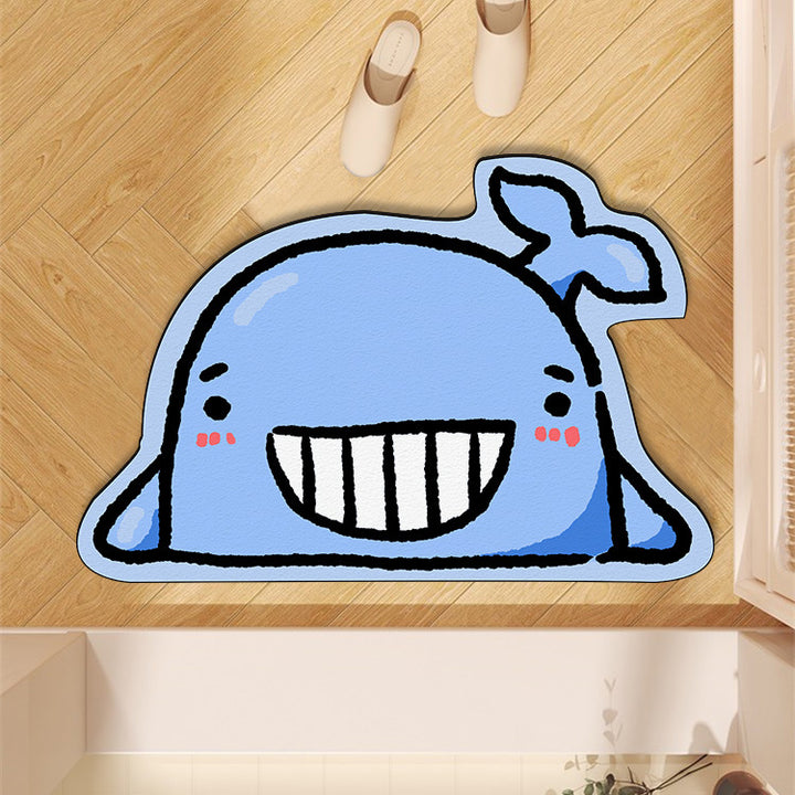 Cute Penguin-Themed Floor Mat