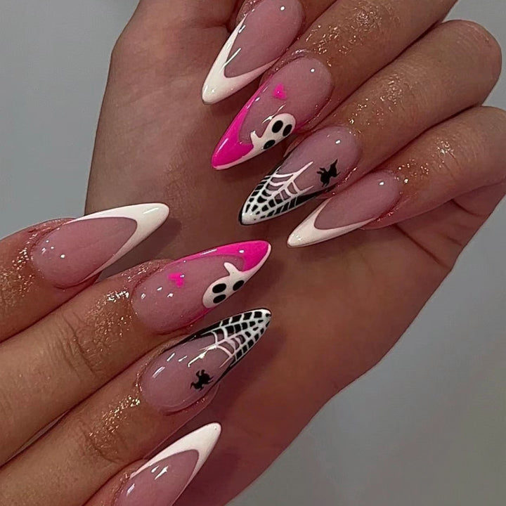 Creatively designed Halloween artificial nails Kalsten