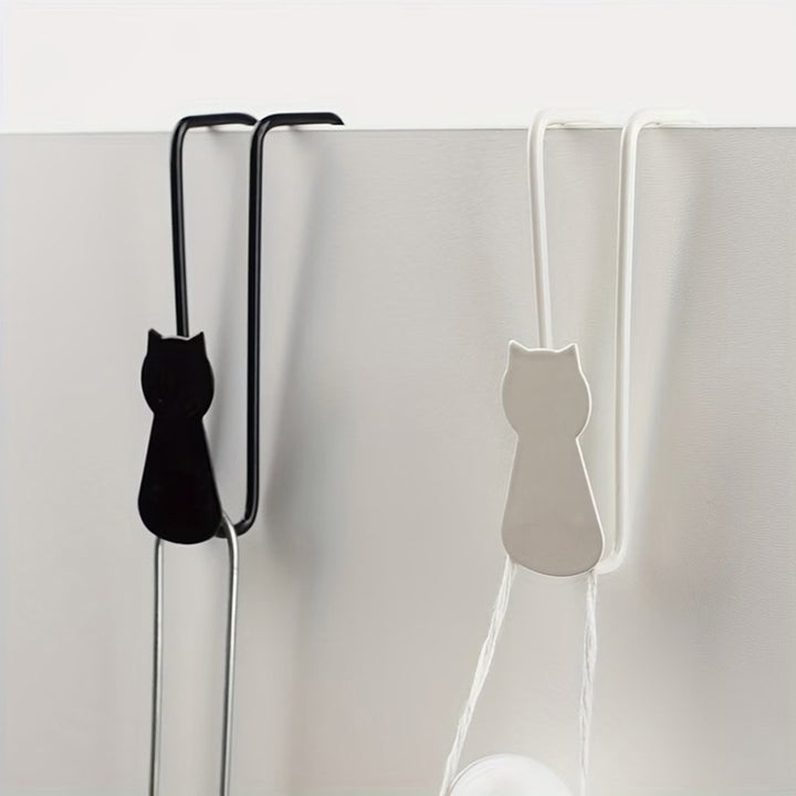 Stylish wall hook with cat motif Kalsten