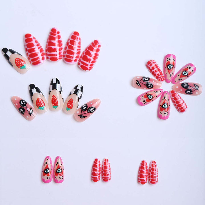 Creative Nail Art with Fruity Motifs and Eye-Catching Designs Kalsten