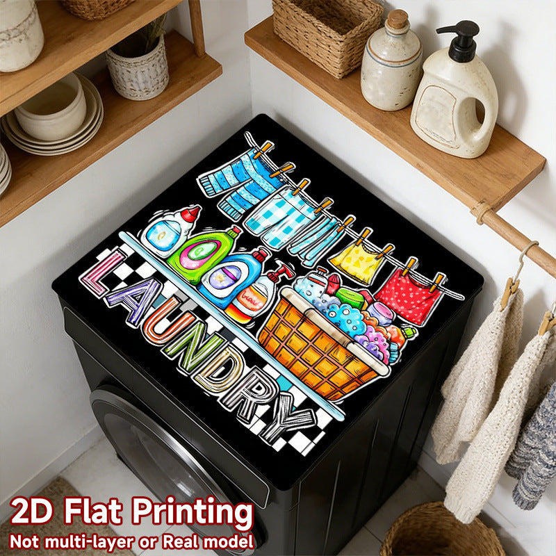 Decorative Laundry Basket Mat