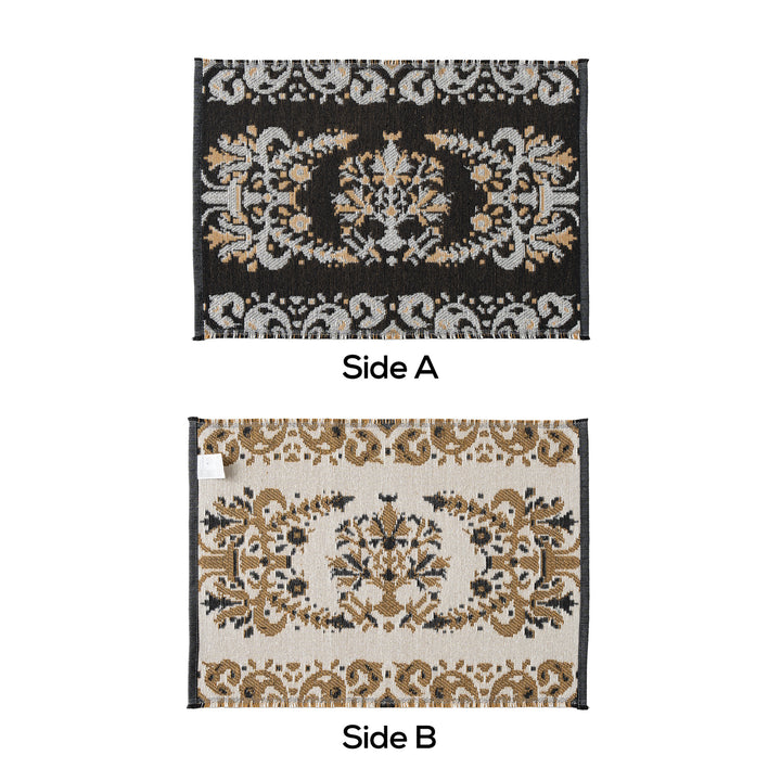 Reversible jacquard scarf with ornamental weaving pattern Kalsten