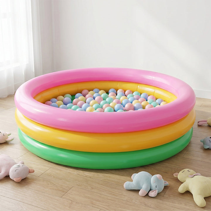 Ladies inflatable paddling pool with colorful sea design Kalsten