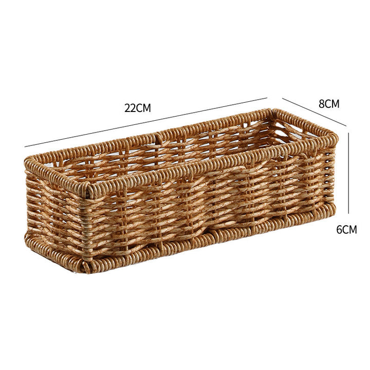 Rectangular Woven Storage Basket Kalsten