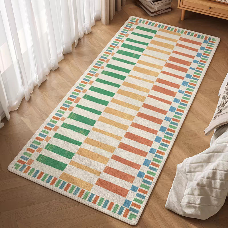 Colorful Geometric Patterned Area Rug