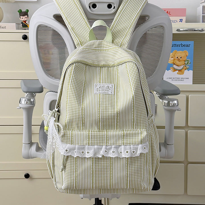 Stylish Striped Design Backpack Kalsten