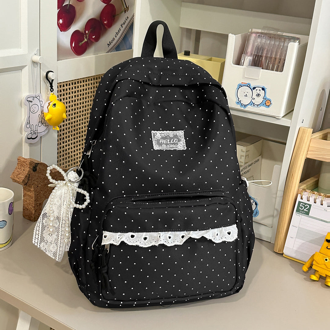 Adorable Polka Dot Backpack Kalsten