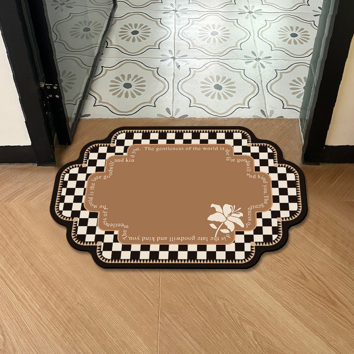 Floral Welcome Mat