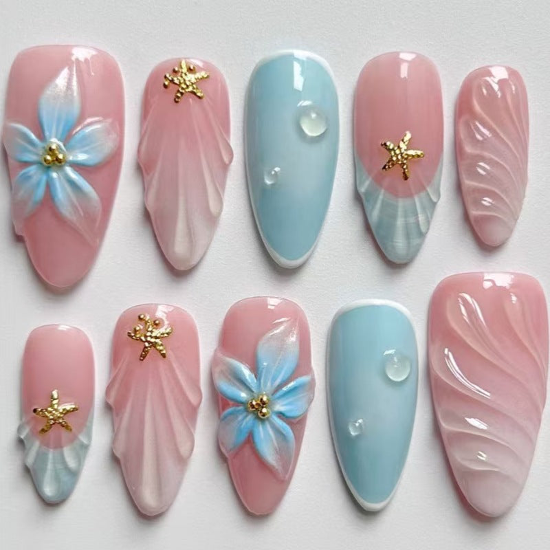 Decorative Press-On Nail Art Set Kalsten 1787294254