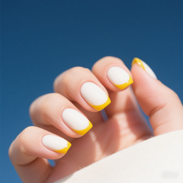Classic French Tip Nail Enhancements Kalsten