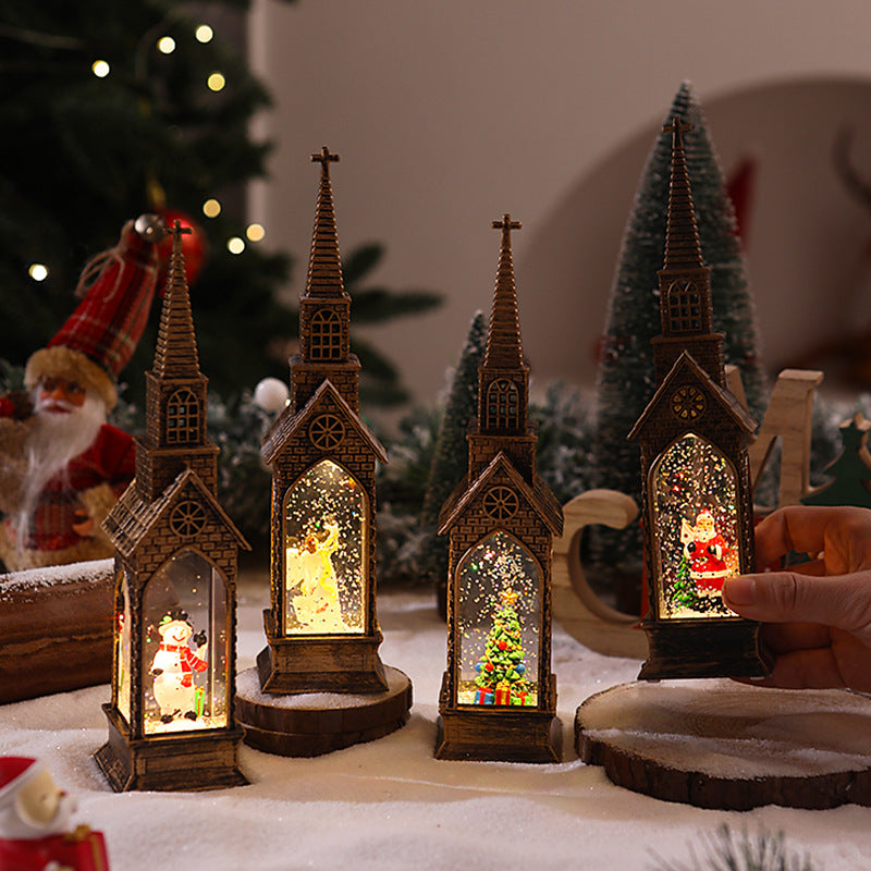Illuminated Christmas Church Decoration Kalsten