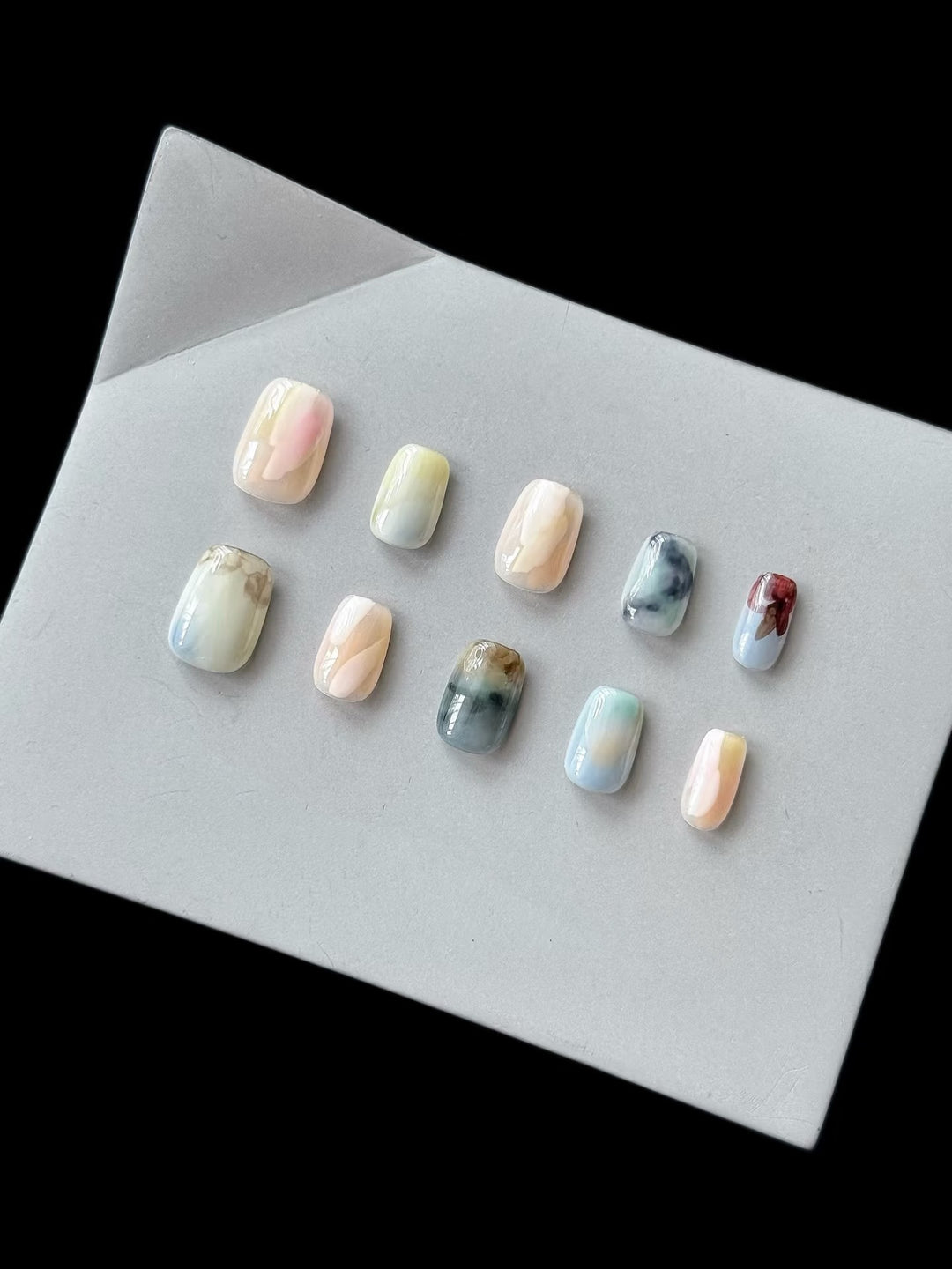 Artistic Marble Effect Nail Art Set