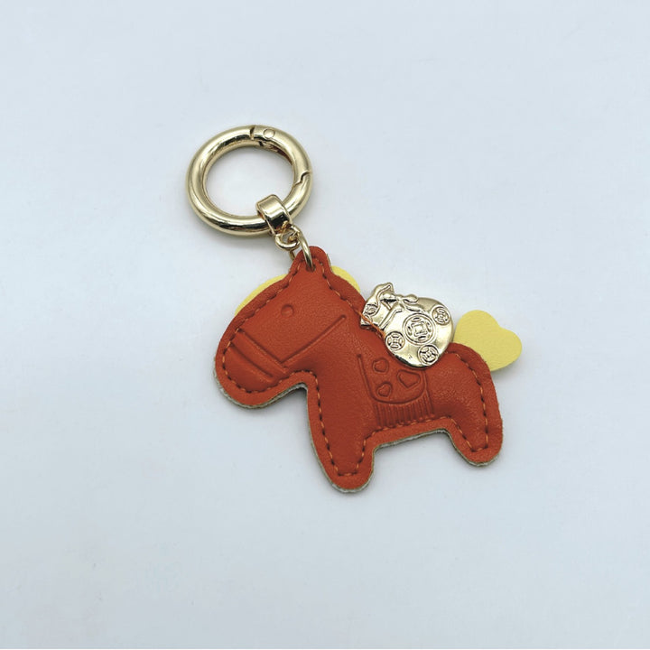 Animal-Shaped Leather Keychain Kalsten