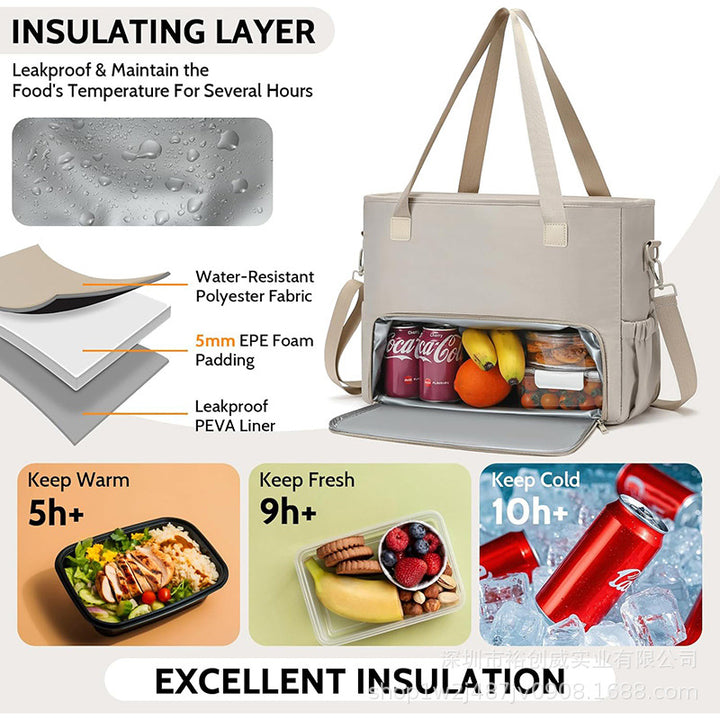 Insulated Multi-Purpose Lunch Tote Kalsten