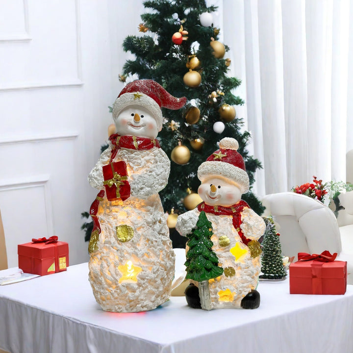 Decorative Snowman Sculpture Kalsten