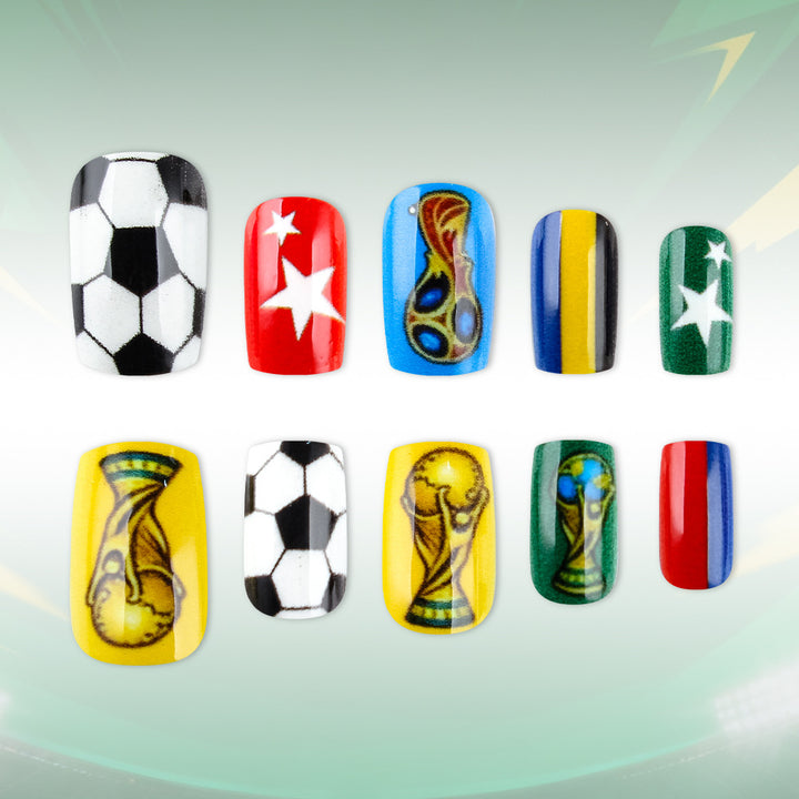 Sports-Themed Nail Art Set Kalsten