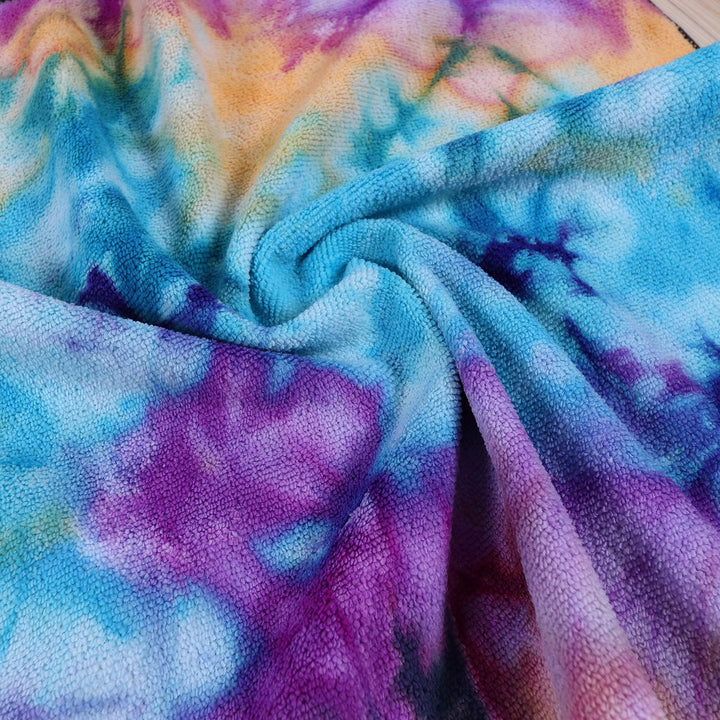 Fluffy Bath Poncho with Hood Kalsten