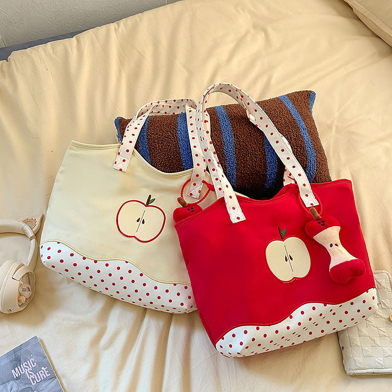 Playful Fruit-Themed Tote Bag