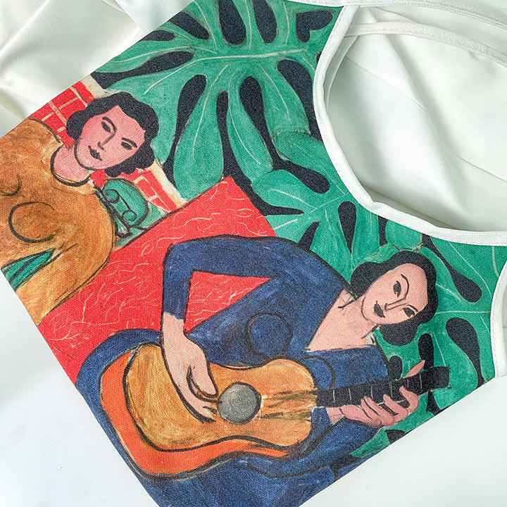 Artistic Print Tote Bag