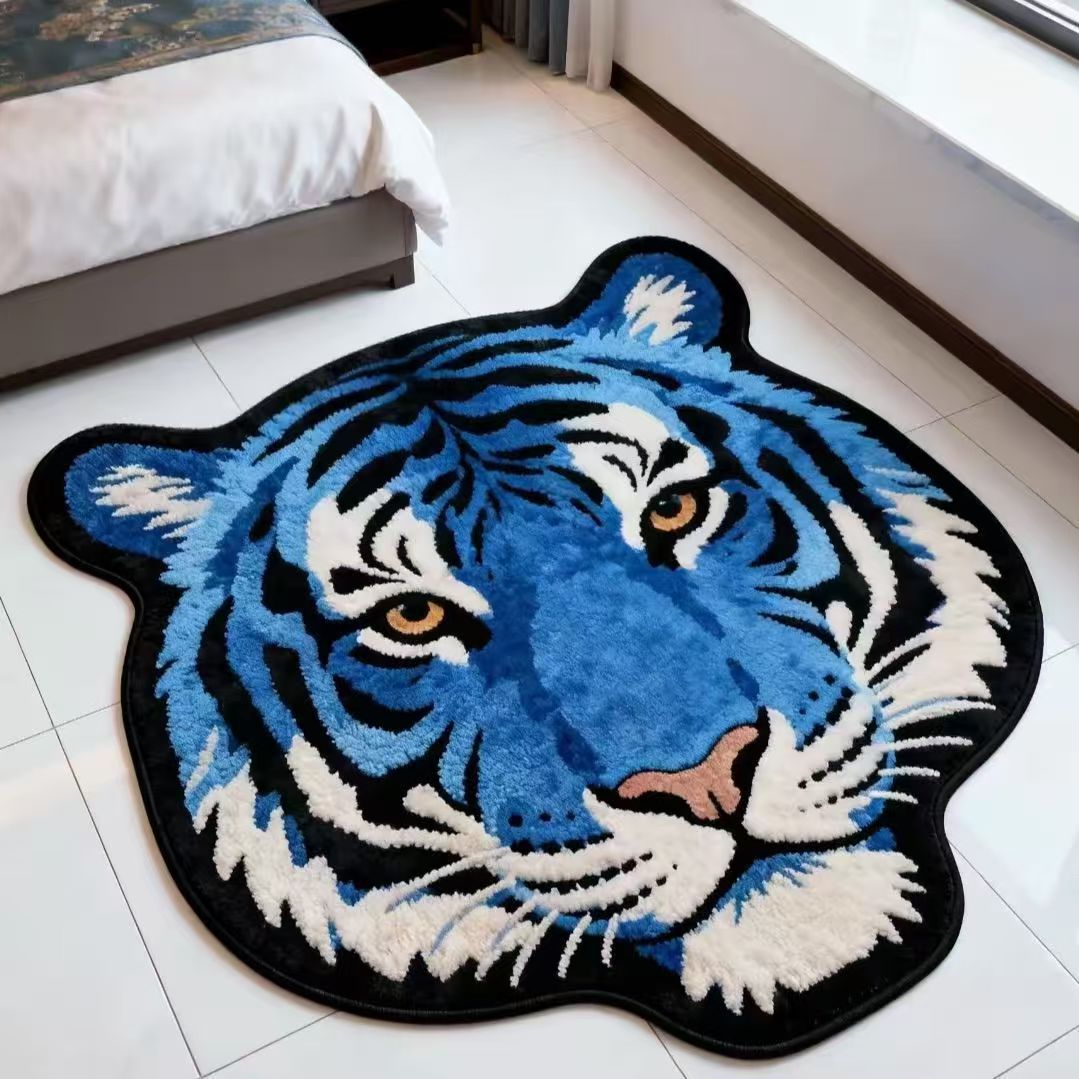 Animal-shaped Plush Rug