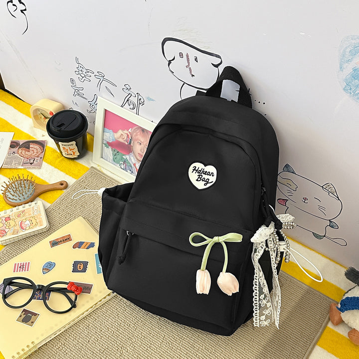 Floral-Embellished Casual Backpack Kalsten