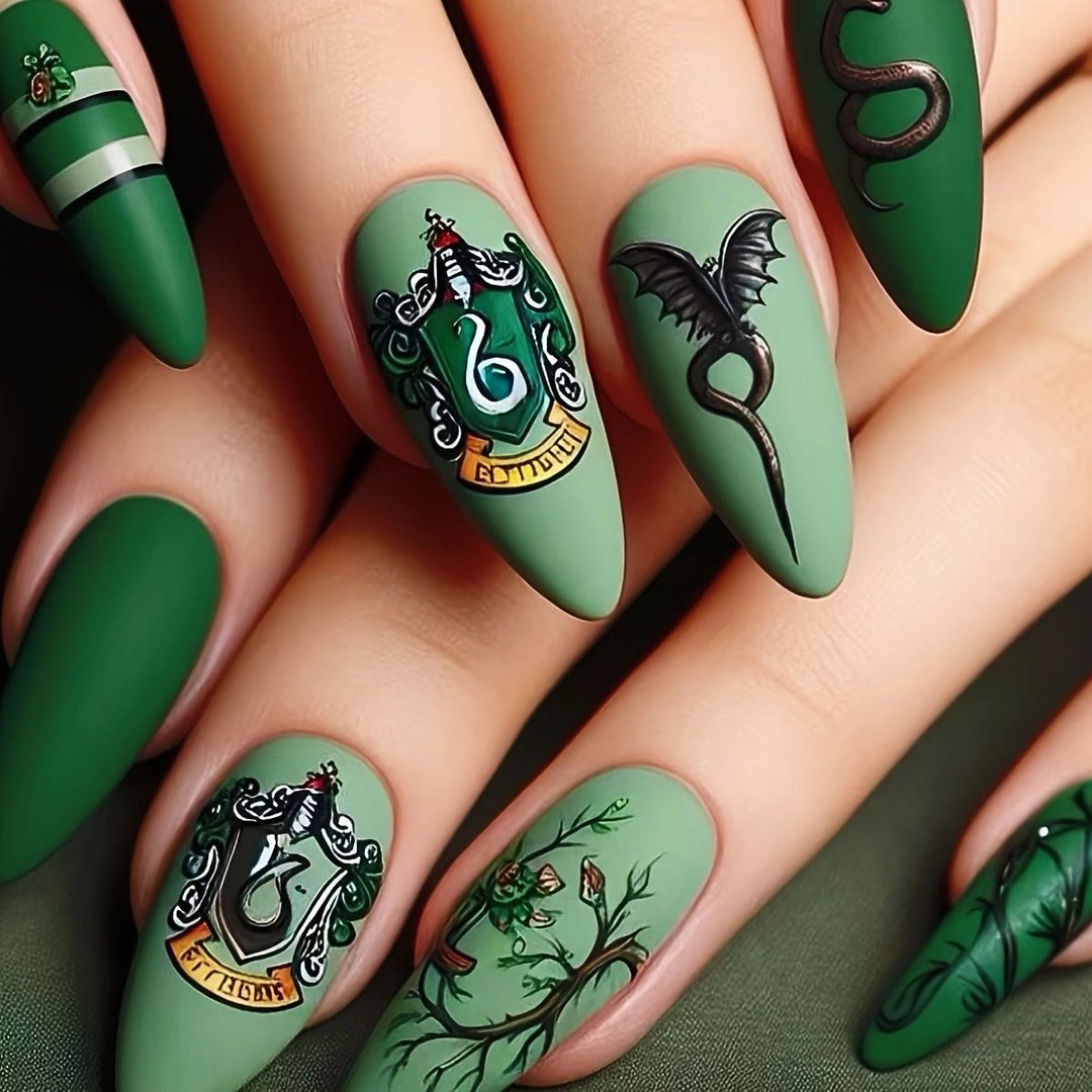 Floral Art Acrylic Nail Set Kalsten