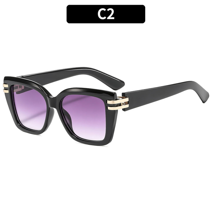 Elegant Oversized Square Frame Sunglasses  1787664505