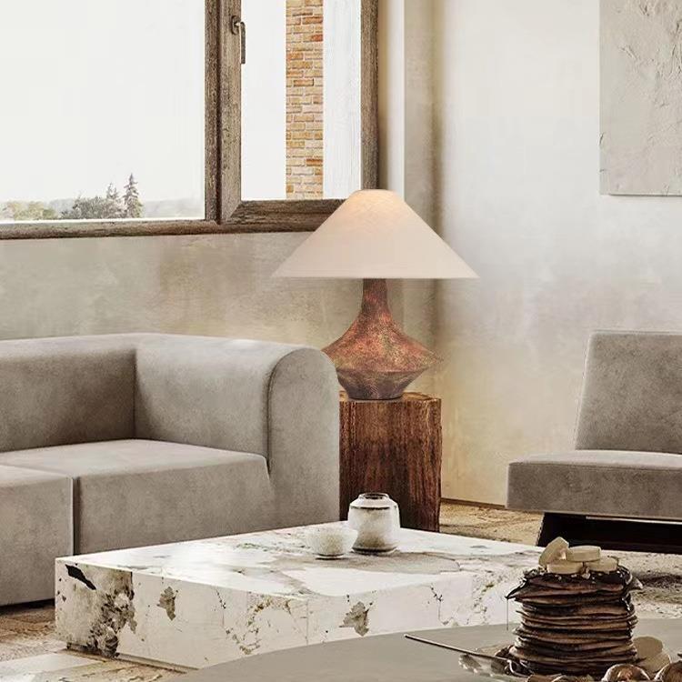 Artisan Table Lamp with Natural Aesthetic