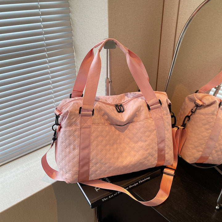 Quilted Travel Duffel Bag Kalsten