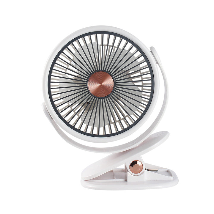 Ladies portable table fan with tiltable head and strong fan safety Kalsten
