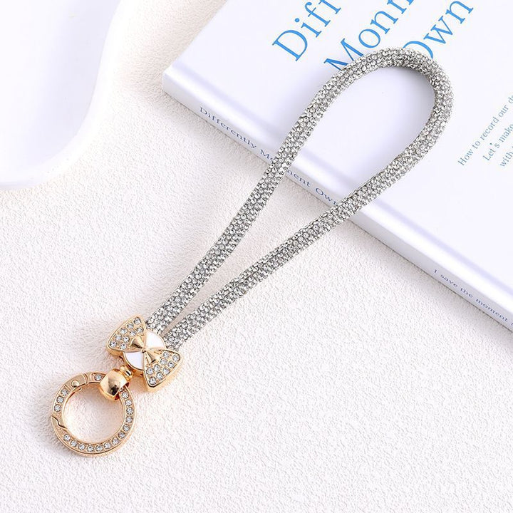 Rhinestone-Embellished Eyewear Holder Kalsten