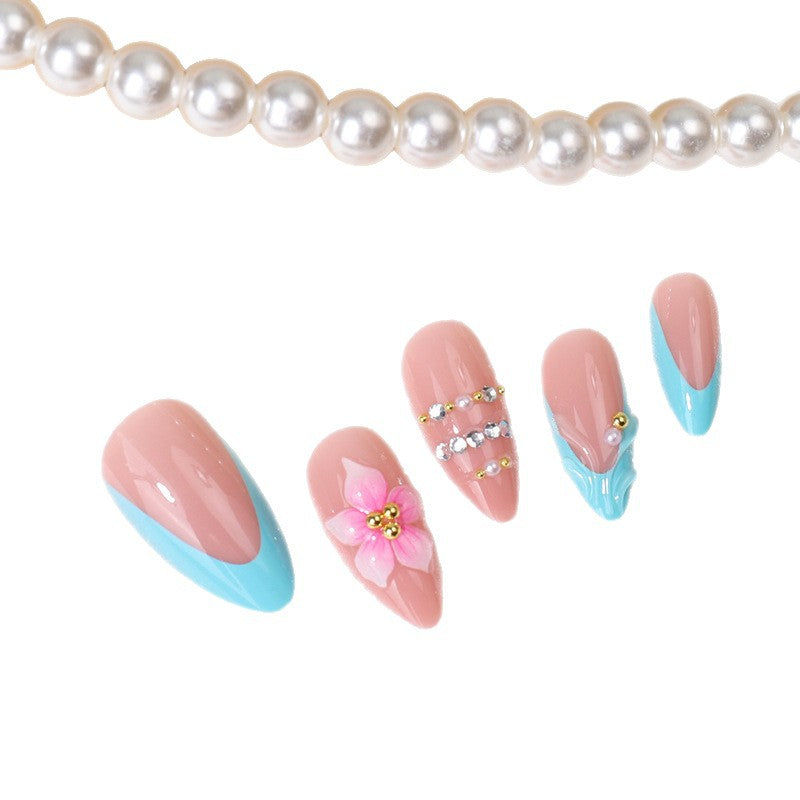 Creative Floral-Inspired Press-On Nail Set Kalsten