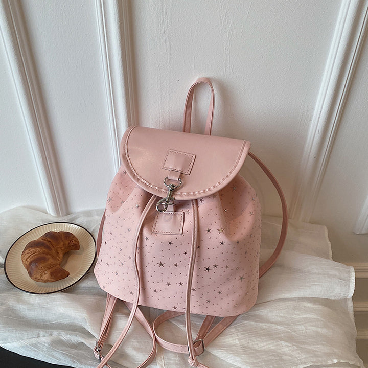 WoStar-Patterned Drawstring Backpack Kalsten