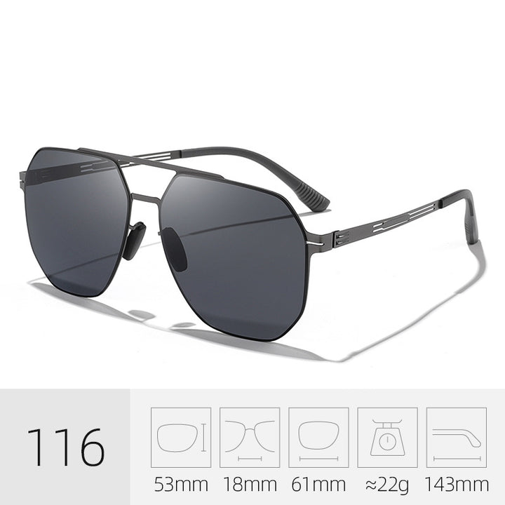 Premium Geometric Frame Sunglasses Kalsten