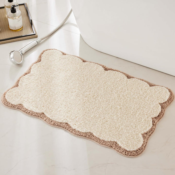 Cloud-Shaped Soft Bath Mat