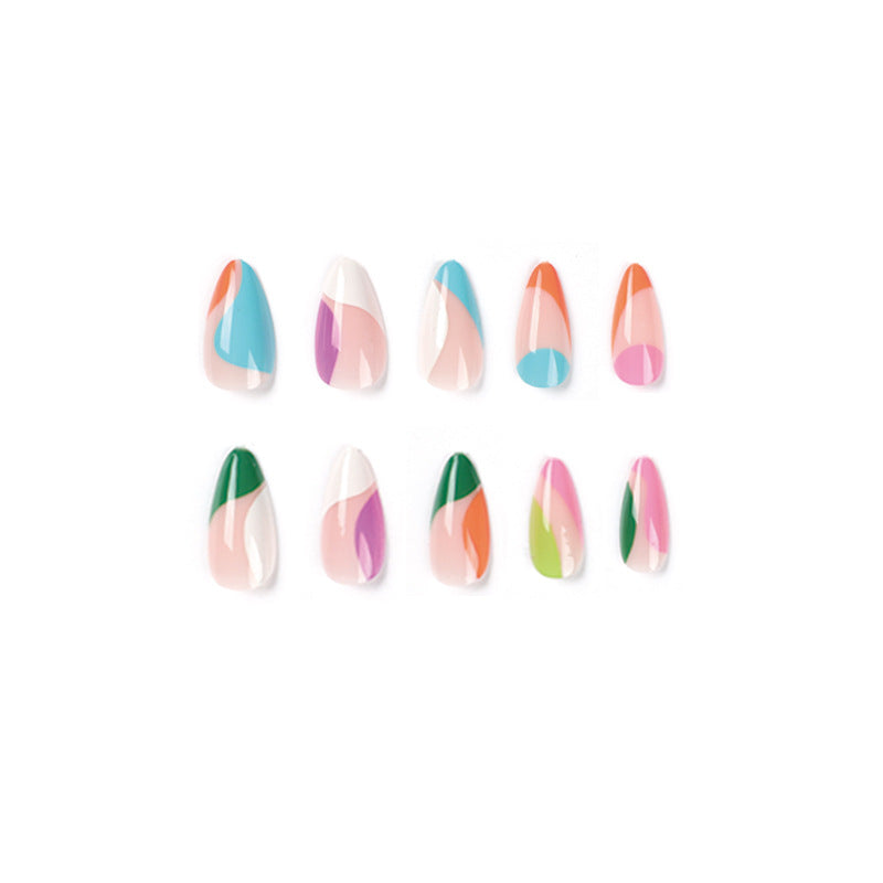 Artful nail art with colorful accents Kalsten
