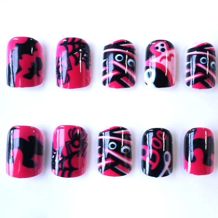 Creative Themed Press-On Nail Set Kalsten