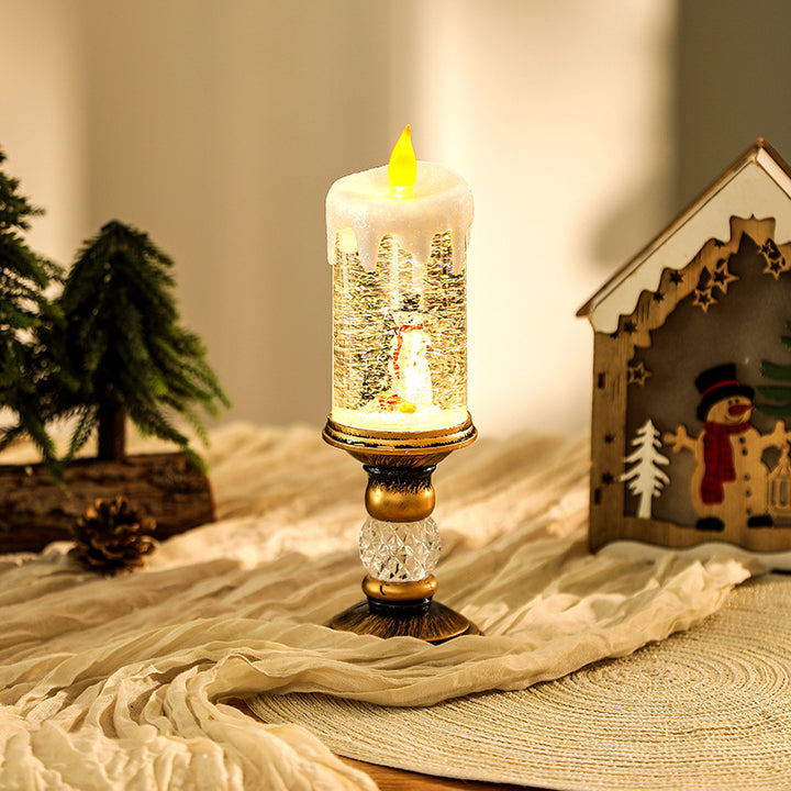 Christmas decoration lantern with snow globe Kalsten