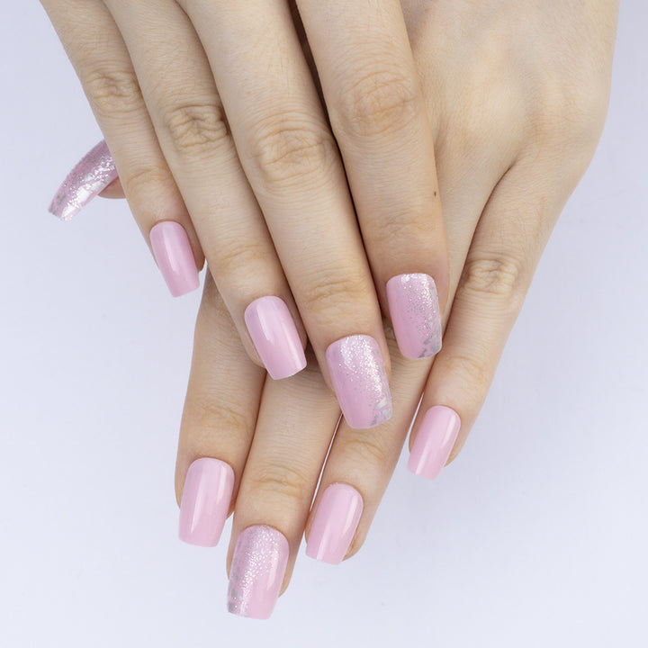 Glittering artificial nails with luxurious gradient Kalsten