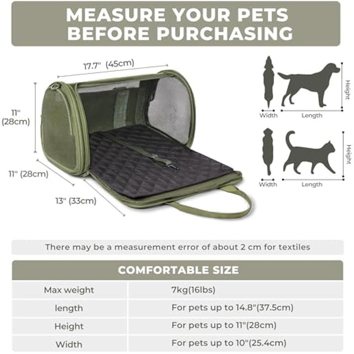 Transport box for pets with breathable mesh inserts Kalsten