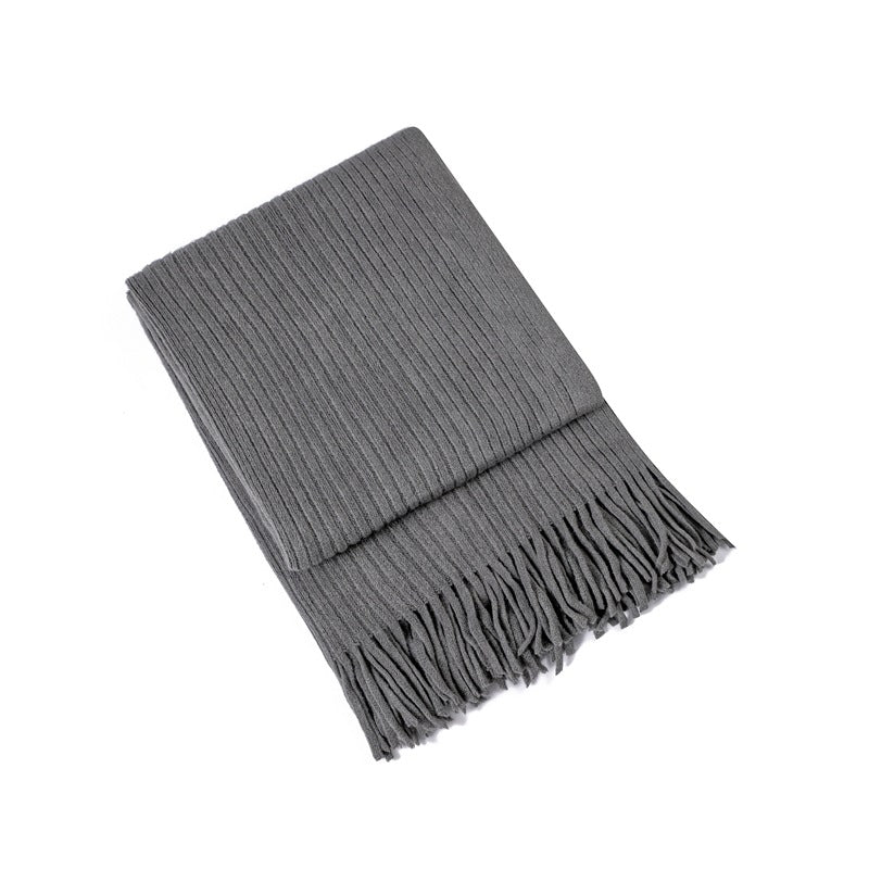 Cozy Knitted Throw Blanket