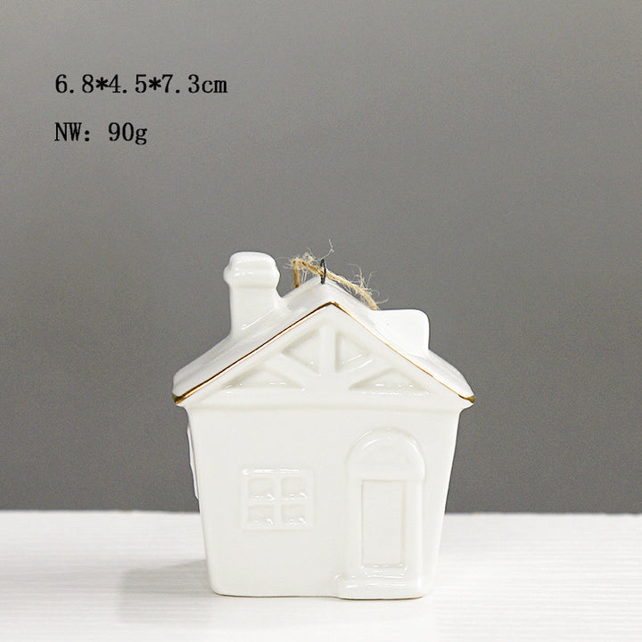 Decorative House-Shaped Ceramic Kalsten