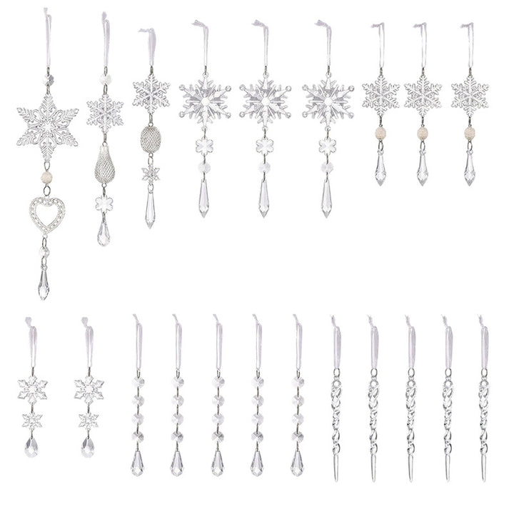 Decorative Crystal Snowflake Ornaments