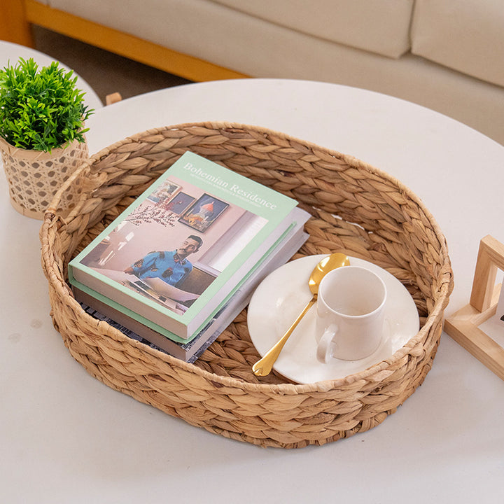 Handcrafted basket made from natural materials