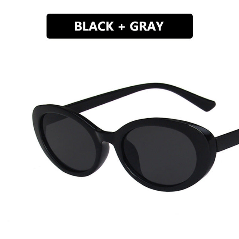 Women's Cat-Eye Sunglasses with Transparent Frame and Gradient Lenses Kalsten