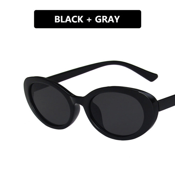 Women's Cat-Eye Sunglasses with Transparent Frame and Gradient Lenses Kalsten